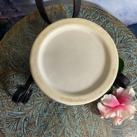 Vintage Ceramic Jug Milk Can Container Storage Farmhouse Rooster Floral - Picture 7 of 14